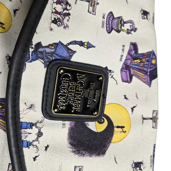 Loungefly Disney The Nightmare Before Christmas Halloween Town Rucksack - Picture 3 of 7